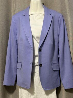 Talbots NWT - Italian Flannel - Wool Blazer - Size 14